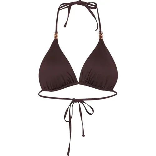 Brauner Triangel Bikini Top - Max Mara - Modalova