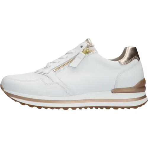 Weiße Low-Top Sneakers Comfort Kollektion , Damen, Größe: 38 EU - Gabor - Modalova