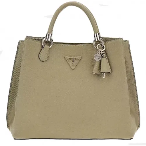 Damenhandtasche mit abnehmbarem Logo-Anhänger - Guess - Modalova