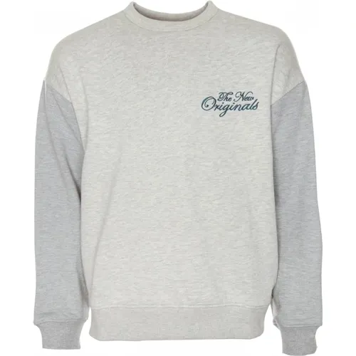 Sweatshirt mit Logo-Stickerei , Herren, Größe: XL - The New Originals - Modalova