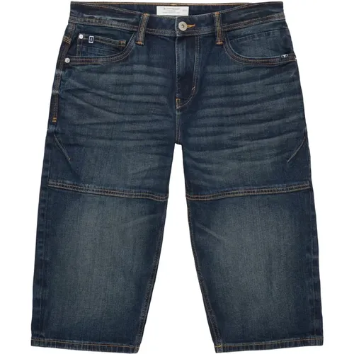 Jeans Shorts kurze Jeanshose overknee , Herren, Größe: W33 - Tom Tailor - Modalova