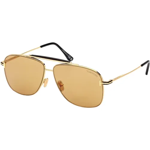 Golden Square Sunglasses , unisex, Sizes: 60 MM - Tom Ford - Modalova