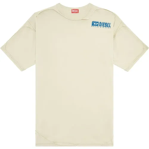 T-shirts and Polos , male, Sizes: L, M, S, XL - Diesel - Modalova