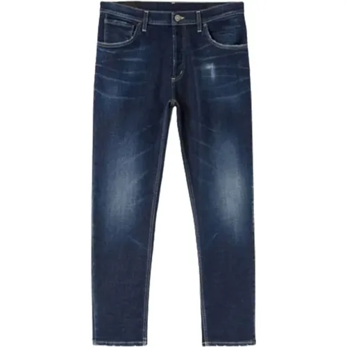 Brighton Carrot Fit Jeans in Blau , Herren, Größe: W34 - Dondup - Modalova