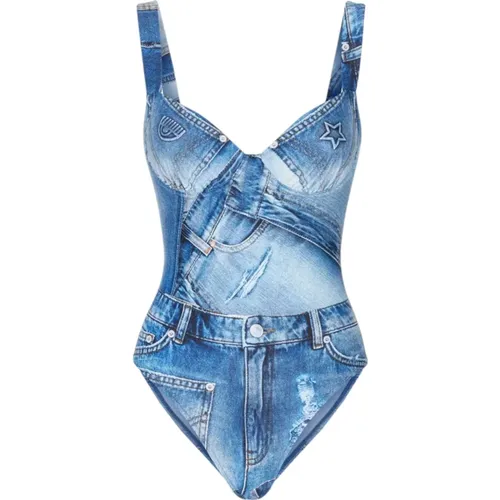 Stylish One-Piece Swimsuit , female, Sizes: XS, M, XL, S - Chiara Ferragni Collection - Modalova