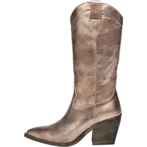 Elegante Cowboy Boots mit Trichterabsatz , Damen, Größe: 37 EU - Nerogiardini - Modalova