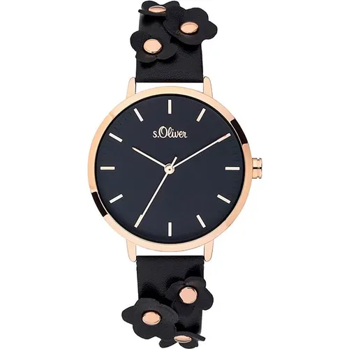 Analog Watch So-3700-Lq , female, Sizes: ONE SIZE - s.Oliver - Modalova