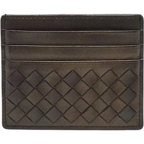 Pre-owned Leather wallets , male, Sizes: ONE SIZE - Bottega Veneta Vintage - Modalova