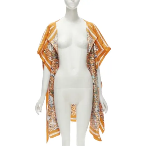Pre-owned Silk outerwear , female, Sizes: ONE SIZE - Burberry Vintage - Modalova
