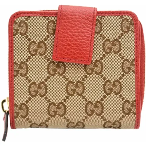 Pre-owned Canvas wallets , female, Sizes: ONE SIZE - Gucci Vintage - Modalova