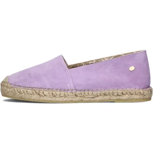 Lila Wildleder Espadrilles Mili Ana,Blaue Wildleder Espadrilles Mili Ana,Rosa Wildleder Espadrilles Mili Ana,Taupe Suede Espadrilles Mili Ana - Fred de la Bretoniere - Modalova