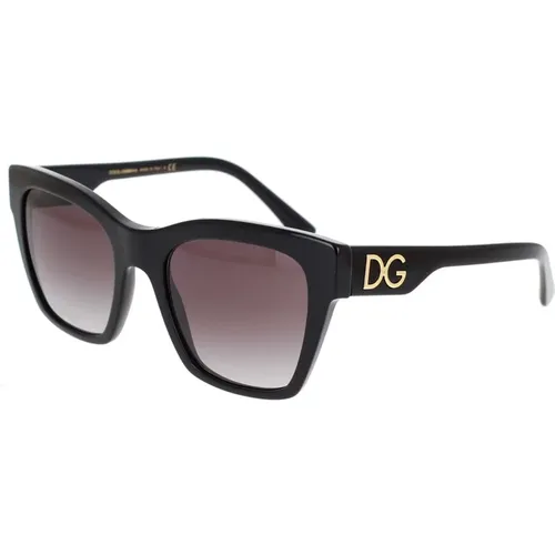 Quadratische Sonnenbrille Dg4384 501/8G , Damen, Größe: 53 MM - Dolce & Gabbana - Modalova