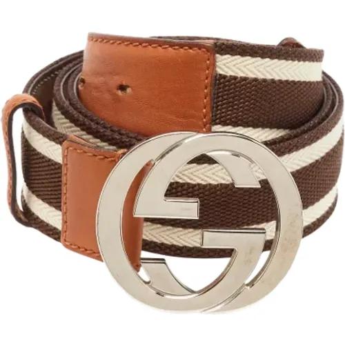 Pre-owned Leather belts , male, Sizes: ONE SIZE - Gucci Vintage - Modalova