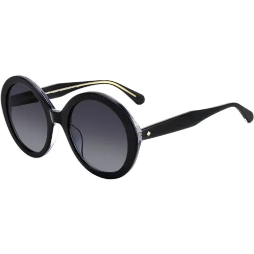 Schwarze Acetat Damen Sonnenbrille - Kate Spade - Modalova