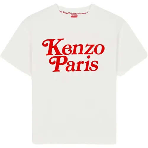 Kurzarm T-Shirt , Damen, Größe: M - Kenzo - Modalova