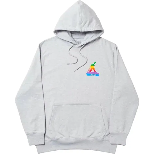 Limitierte Auflage Tech Logo Hoodie Grau , Herren, Größe: S - Palace - Modalova