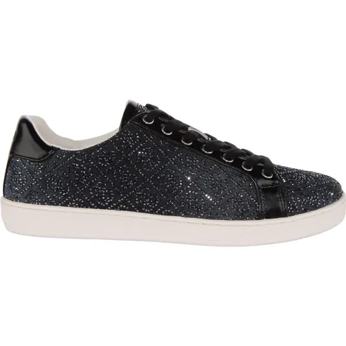 Rhinestone Casual Trainers , female, Sizes: 5 UK - Guess - Modalova