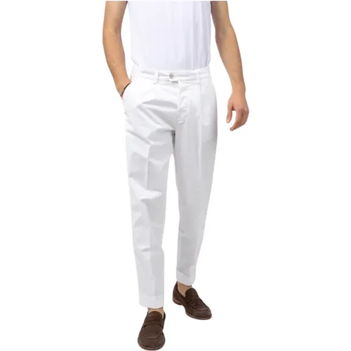 Santos Chinos Pants with Cuffs , male, Sizes: W35, W34 - Re-Hash - Modalova