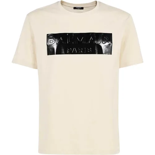 T-Shirt , male, Sizes: 2XL - Balmain - Modalova