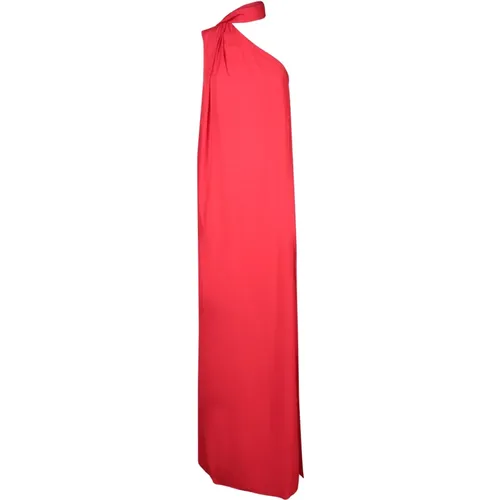 One-Shoulder Scarf Detail Dress , female, Sizes: S - Stella Mccartney - Modalova