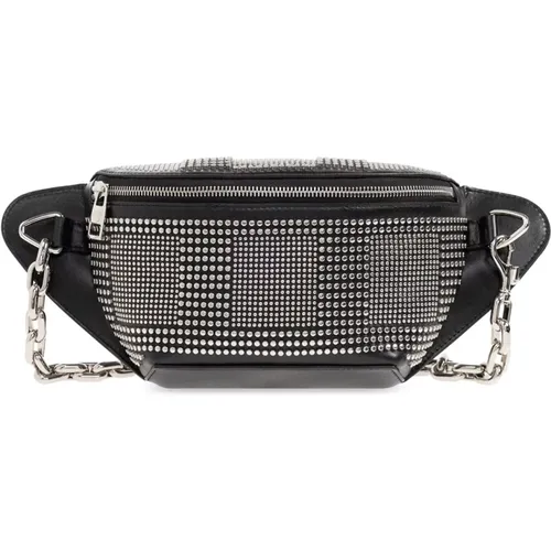 ‘Biker’ belt bag , male, Sizes: ONE SIZE - alexander mcqueen - Modalova