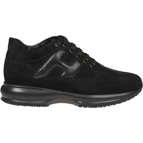 Schwarze Interaktive Sneakers Aw23 , Damen, Größe: 39 EU - Hogan - Modalova