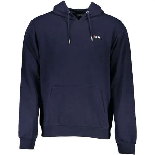 Hooded Cotton Blend Sweatshirt , male, Sizes: M, 2XL, L, S, XL - Fila - Modalova