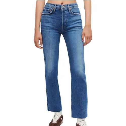 Gerades Jeans , Damen, Größe: W28 - Re/Done - Modalova