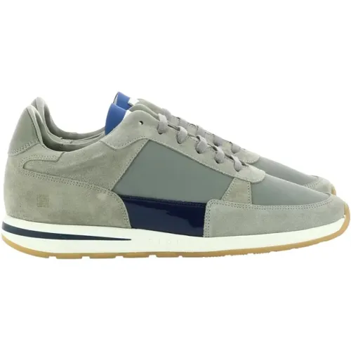 Bequeme Low-Top Wildleder Sneakers , Herren, Größe: 40 EU - Piola - Modalova