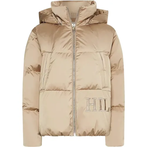 Shaved Women`s Down Jacket with Hood , male, Sizes: S, XS - Tommy Hilfiger - Modalova