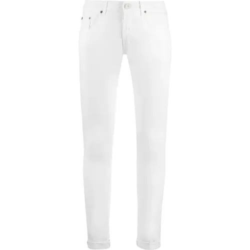 Skinny Jeans mit Metall-Details , Herren, Größe: W32 - Dondup - Modalova