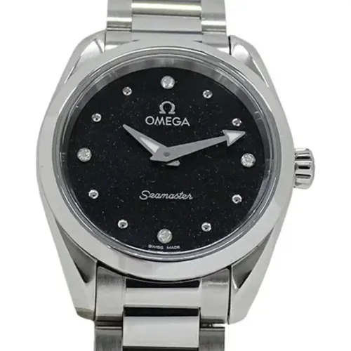 Pre-owned Stainless Steel watches , female, Sizes: ONE SIZE - Omega Vintage - Modalova