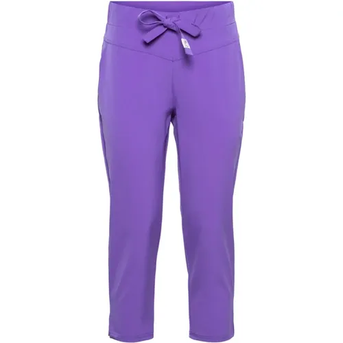 Fancy Capri Reisehose , Damen, Größe: S - &Co Woman - Modalova