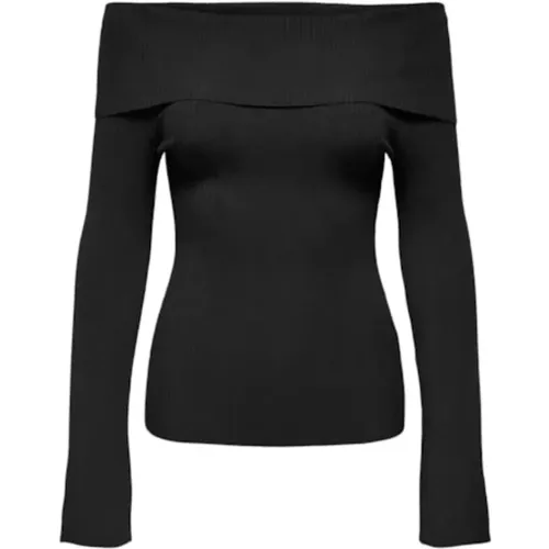 Jayden Off-Shoulder Pullover Damen , Damen, Größe: L - Only - Modalova