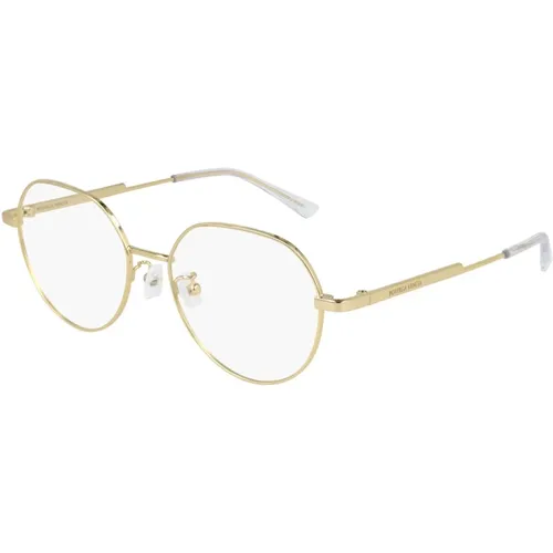 Gold Eyewear Frames Bv1076Oa Sunglasses , unisex, Sizes: 54 MM - Bottega Veneta - Modalova