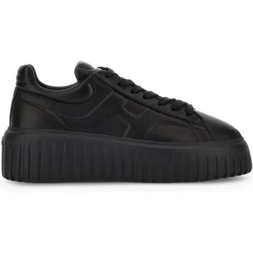 Sportliche Schwarze Sneaker mit Memory Foam , Damen, Größe: 35 EU - Hogan - Modalova