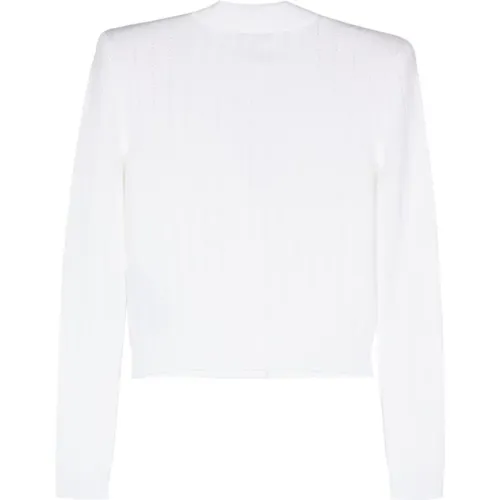 Cardigan Crop Sweater , female, Sizes: XS - Balmain - Modalova