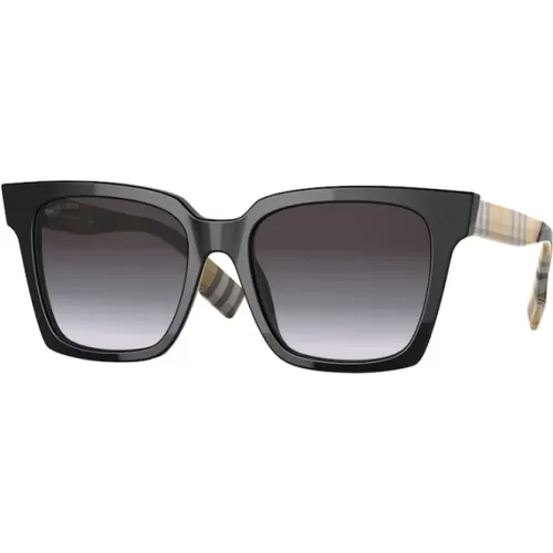 Elegante schwarze Sonnenbrille für einen raffinierten Look - Burberry - Modalova