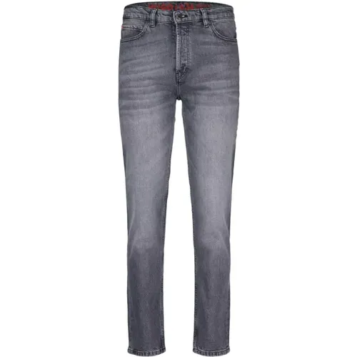 Tapered-Fit Jeans , Herren, Größe: W33 L34 - Hugo Boss - Modalova