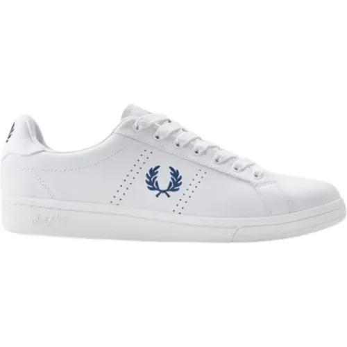 Towelling Sneakers with Laurel Detail , male, Sizes: 10 UK, 11 UK, 9 UK, 12 UK - Fred Perry - Modalova