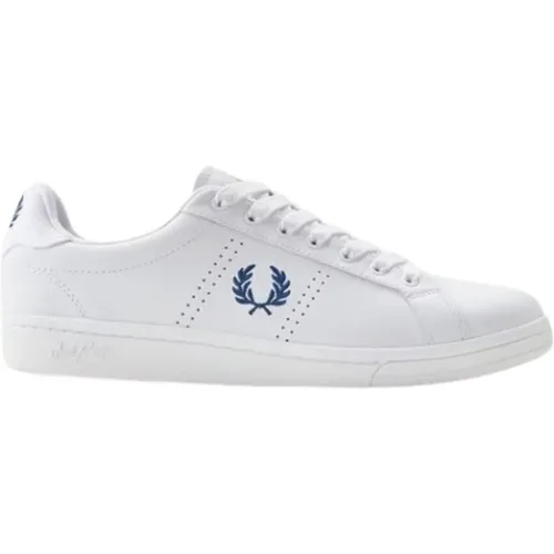 Towelling Sneakers with Laurel Detail , male, Sizes: 10 UK, 9 UK - Fred Perry - Modalova