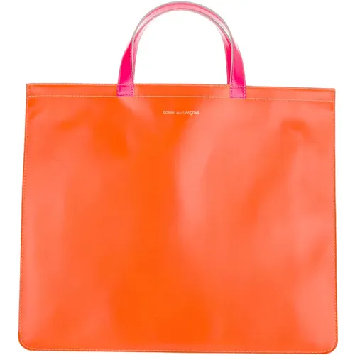 Yellow Leather Tote Bag , male, Sizes: ONE SIZE - Comme des Garçons - Modalova