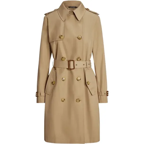 Klassischer Beiger Trenchcoat - Ralph Lauren - Modalova