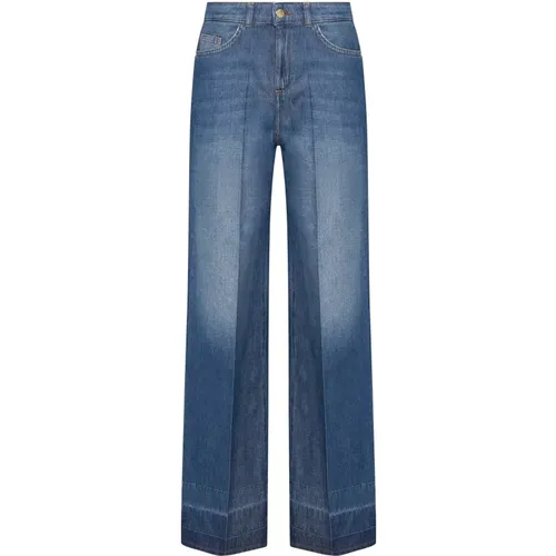Weite Bein Jeans , Damen, Größe: W27 - Kaos - Modalova