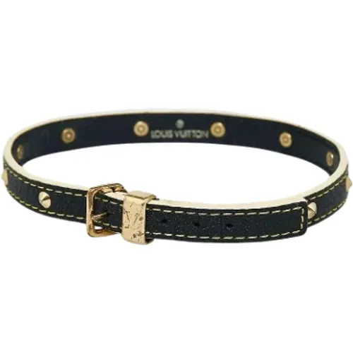 Pre-owned Leather bracelets , female, Sizes: ONE SIZE - Louis Vuitton Vintage - Modalova
