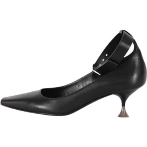 Melania Leather Sculpture Heels , female, Sizes: 5 UK, 4 UK, 3 UK, 7 UK, 6 UK - 3Juin - Modalova