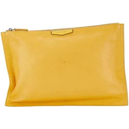 Pre-owned Leather clutches , female, Sizes: ONE SIZE - Givenchy Pre-owned - Modalova