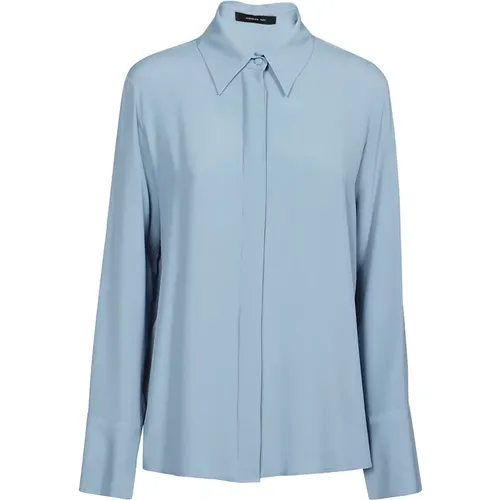 Ceruleo Long Sleeve Shirt , female, Sizes: S, XS, L - Federica Tosi - Modalova
