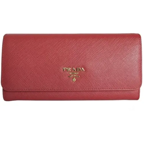 Pre-owned Leather wallets , female, Sizes: ONE SIZE - Prada Vintage - Modalova