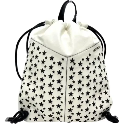 Pre-owned Fabric backpacks , female, Sizes: ONE SIZE - Jimmy Choo Pre-owned - Modalova